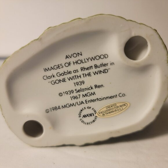 Clark Gable AVON Images Hollywood RHETT BUTLER Gone with the Wind 1984 Porcelain - Picture 4 of 10